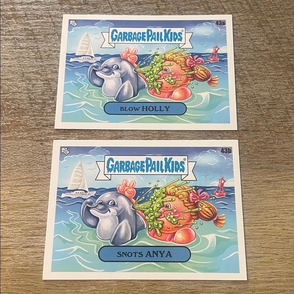 ✨10/$10 GPK SALE✨ Garbage Pail Kids GPK Go on Vacation Base 43a and 43b